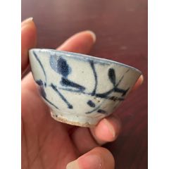 C 清朝の最盛期・康熙帝時代の青花(染付)の香炉(17〜18世紀)株式