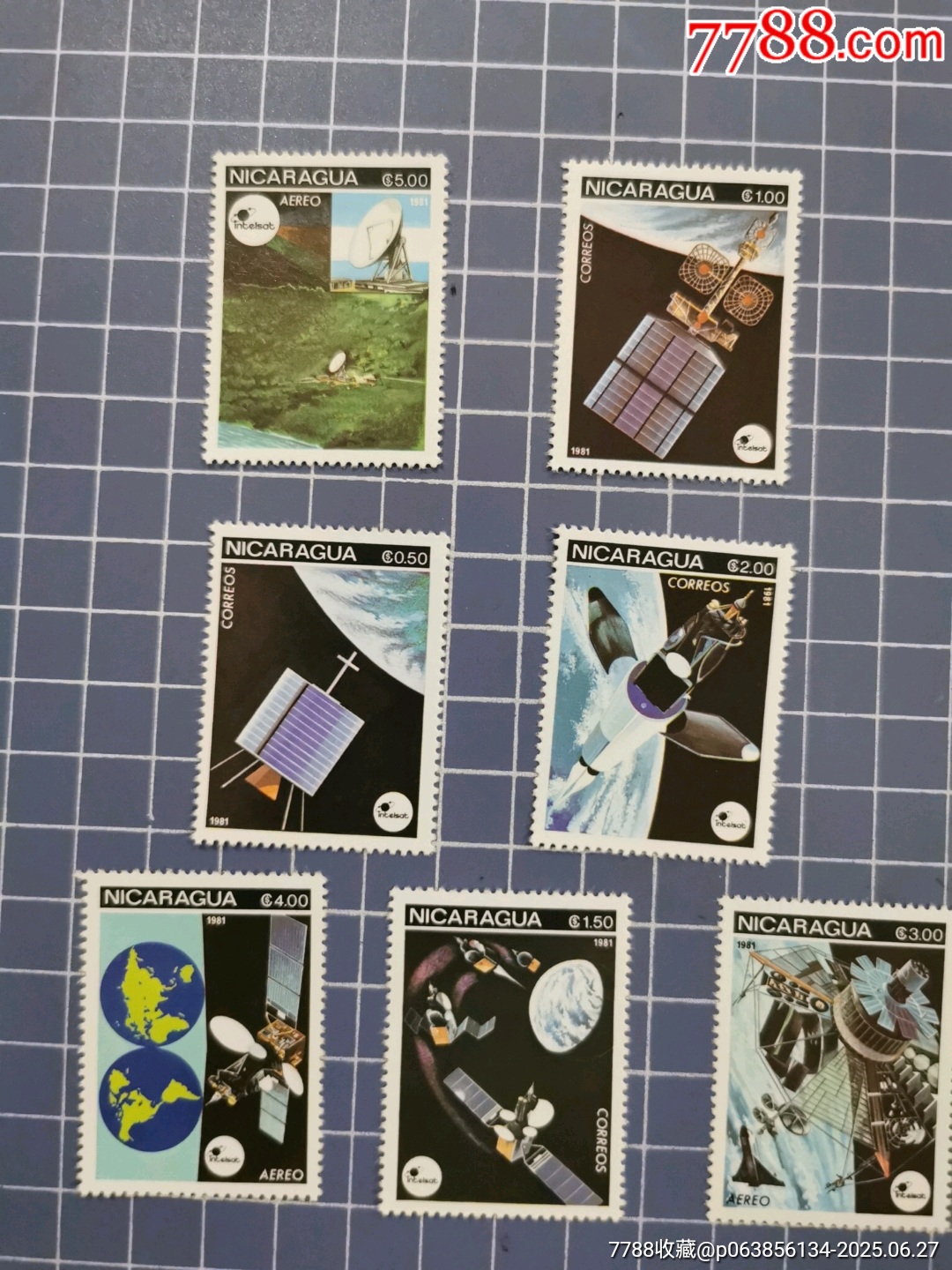 尼加拉瓜郵票1981年宇航成就氣候衛(wèi)星7全_價(jià)格8元【西門收藏品書店】_第2張_7788收藏__收藏?zé)峋€
