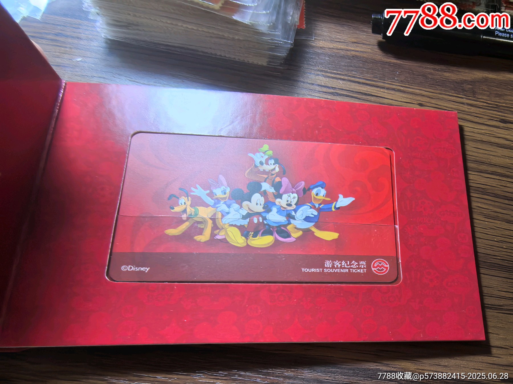 迪士尼游客紀念票套裝_價格38元【自郵一升郵幣社】_第9張_7788收藏__收藏熱線