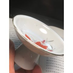 清末民初楓葉紋高足貢盤