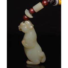 和田玉童子规格:11×6.0×3.2厘米，重278克-和田玉-7788红宝书
