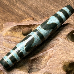象雄朱砂贡天珠措丝双虎牙天珠_天珠_至尊宝藏【7788红宝书】