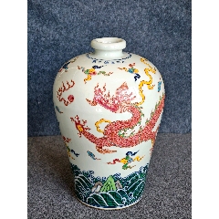 中国，花瓶 ，景德镇，時代物，粉彩 ，大壷　，大花瓶　，大甕　，蓋付き 中国，花瓶 ，景德镇，時代物，粉彩 ，大壷 ，大花瓶 ，大甕