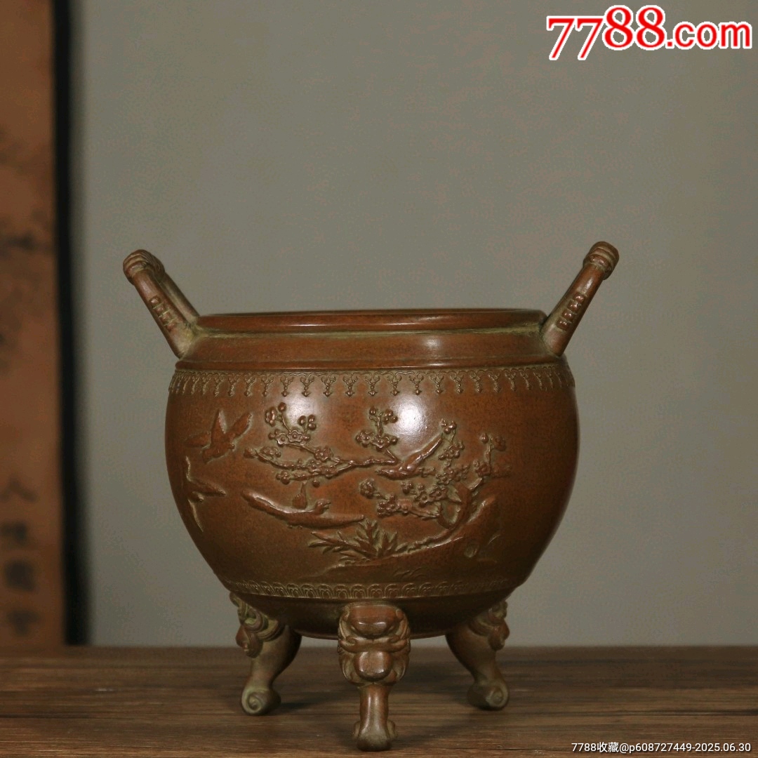 古銅 豆 香炉 花器一対 Ａ845 高岡銅器 香炉 鉄鉢型山水香炉 小 古手色の通販 - お香専門店香源