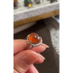 J081琥珀戒指_遼南博雅齋