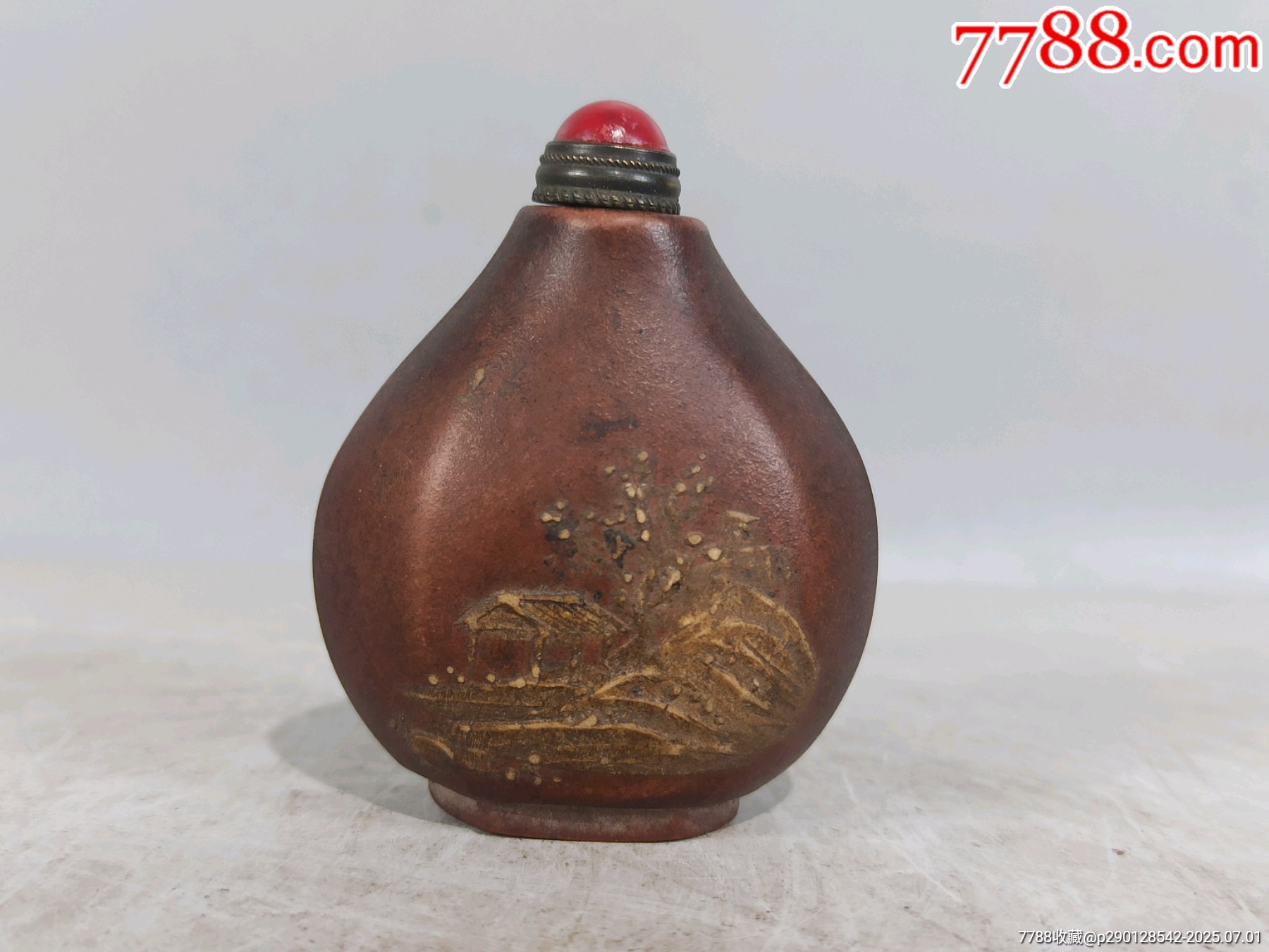 紫砂鼻烟壶-鼻烟壶-7788收藏