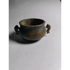 一件老铜双鱼耳香炉_铜炉_图片价格_收藏回收_7788粮票收藏