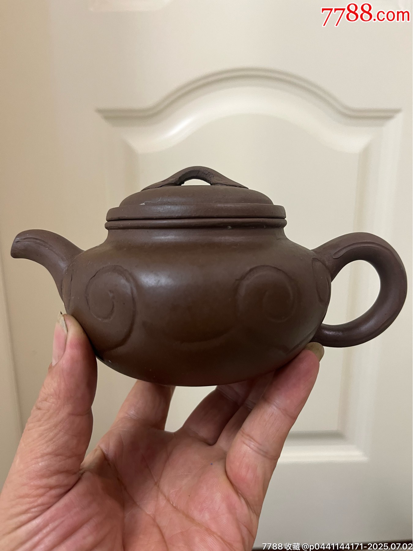 闵姓制壶大师老紫砂壶一把_紫砂壶_鉴别图片_收藏价格_7788陶器收藏