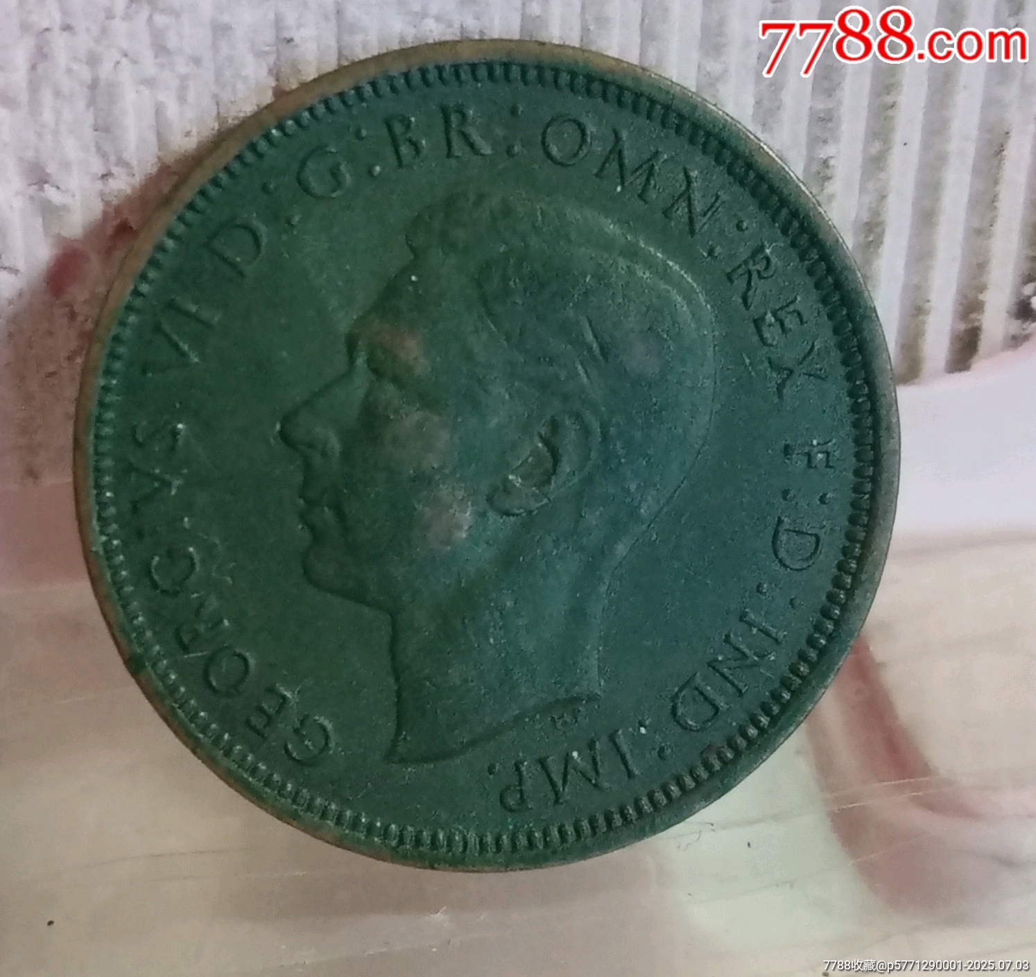 南非1943年二分之一便士-南非钱币-7788邮票收藏