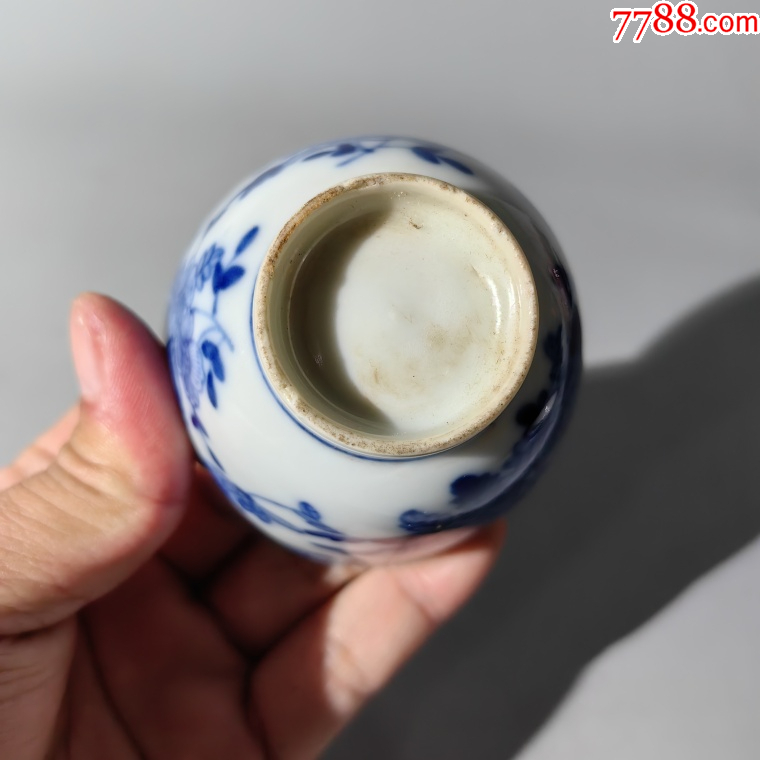 民國青花花卉紋杯_價格300元【清茗敘瓷丶】_第8張_7788收藏__收藏熱線