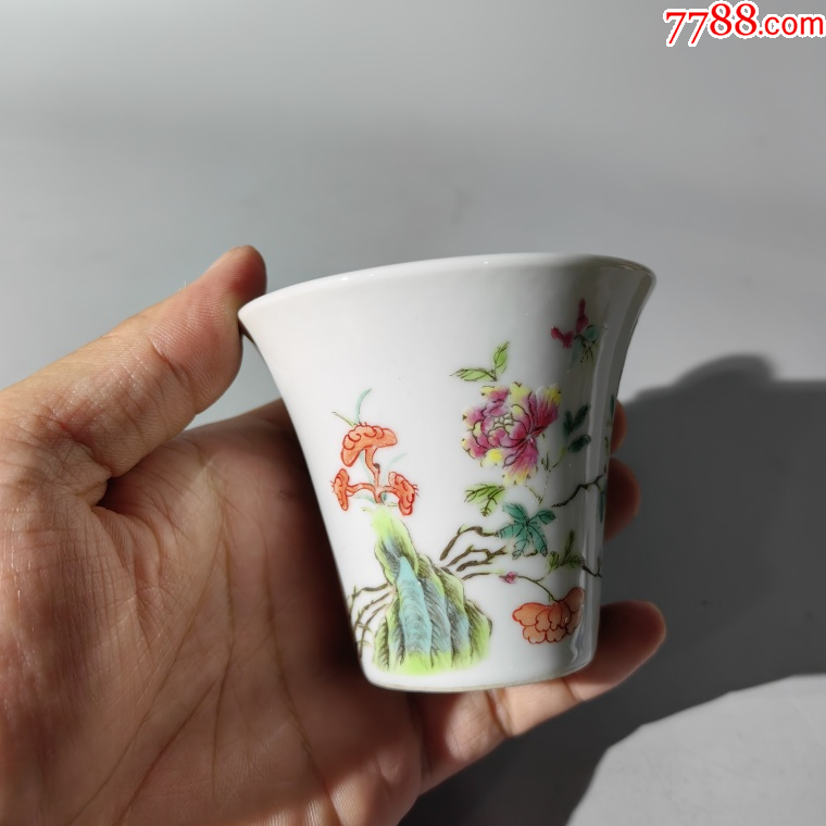 民國青花花卉紋杯_價(jià)格500元【清茗敘瓷丶】_第3張_7788收藏__收藏?zé)峋€