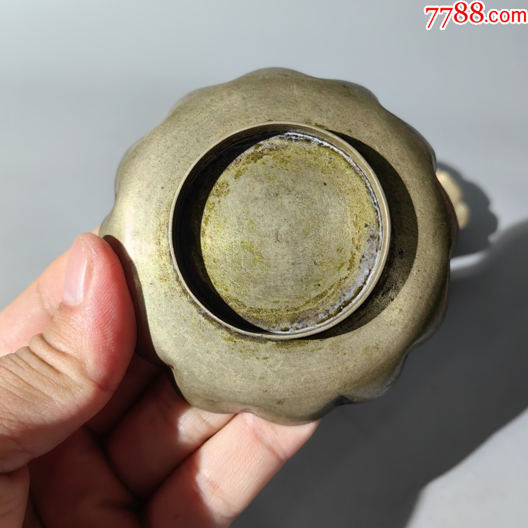 民國(guó)葵口銅盤一對(duì)包老銅器香爐筆架錢幣鎮(zhèn)尺墨盒銅壺銅座佛像_價(jià)格380元【清茗敘瓷丶】_第8張_7788收藏__收藏?zé)峋€