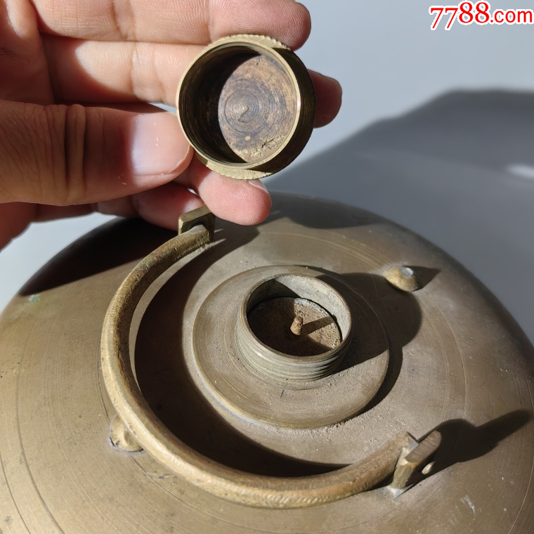 建國(guó)初銅暖手爐包老銅器香爐筆架錢幣鎮(zhèn)尺墨盒銅壺銅座佛像銅_價(jià)格350元_第3張_7788收藏__收藏?zé)峋€
