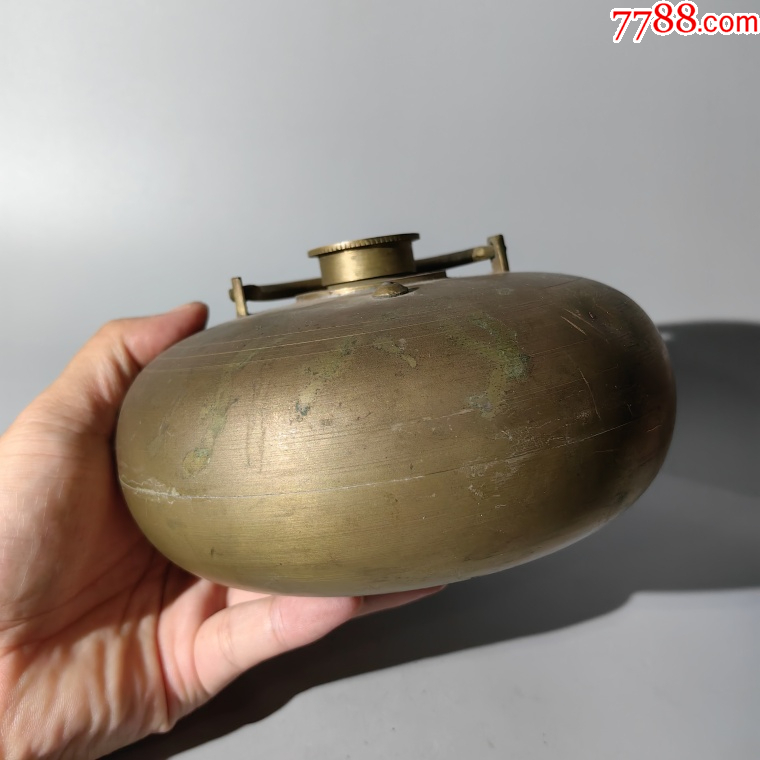 建國(guó)初銅暖手爐包老銅器香爐筆架錢幣鎮(zhèn)尺墨盒銅壺銅座佛像銅_價(jià)格350元_第4張_7788收藏__收藏?zé)峋€