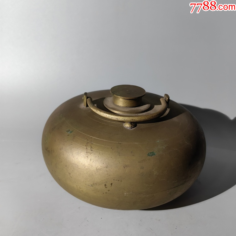建國(guó)初銅暖手爐包老銅器香爐筆架錢幣鎮(zhèn)尺墨盒銅壺銅座佛像銅_價(jià)格350元_第8張_7788收藏__收藏?zé)峋€