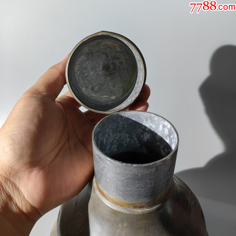 民國鐘鼎鹿紋錫茶葉罐包老錫器錫壺錫爐錫盤錫罐錫盒錫茶葉筒_價(jià)格380元【清茗敘瓷丶】_第3張_7788收藏__收藏?zé)峋€