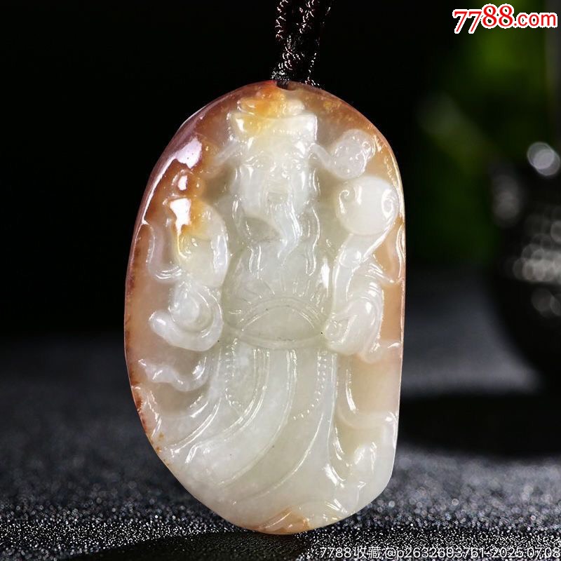 天然石　新疆和田玉 新疆和田玉黄玉籽玉原石34.4克_琢艺轩和田玉