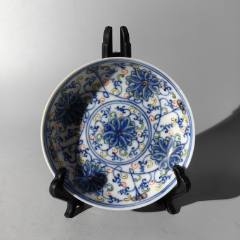 中国美術 青花 麒麟紋 高碗 φ20.5cm(LC254) 中国美術 青花 麒麟紋 高碗 φ20.5cm(LC254)