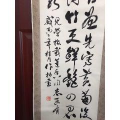20201114范作林書法條幅【學書三載】_遼南博雅齋