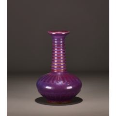 旧藏宋钧窑葡萄紫釉弘纹瓶！尺寸高26宽17价750_旧陶器_小张古典家具