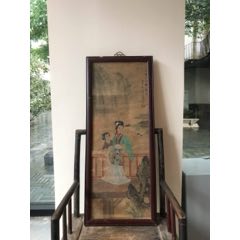 清代红木嵌螺钿插屏_木屏风_厦门墨云楼【7788旧书网】