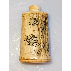 鼻煙壺　周楽元作　張作霖大人 鼻煙壺 周楽元作 張作霖大人 異常