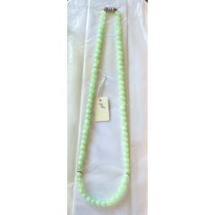 D18直徑6毫米水綠圓珠翡翠項(xiàng)鏈直徑：6毫米圓珠_(kāi)遼南博雅齋