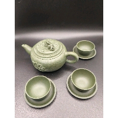 原矿老紫泥老紫砂壶一粒珠壶顾景舟款全手工茶壶茶具古玩收藏_