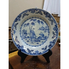 清代乾隆时期青花人物盘_青花瓷_悦云阁【7788红宝书】