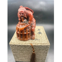 中国　篆刻　玉石田黄石彫刻　山水人物文刻　印材　置物　V　7836 O1CN013VvCXN2NBFWZk9LbR_!!