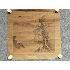 1993年郭群山水画镜心“秋韵”_山水国画原作_作品图片_收藏价格_