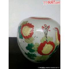 中国　民国期　浅絳彩花瓶　李琼昌作　送料込み1222 中国 民国期 浅絳彩花瓶 李琼昌作 送料込み1222Ω