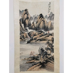 吴石仙山水画清代老字画_山水国画原作_臻品斋古玩【7788红宝书】
