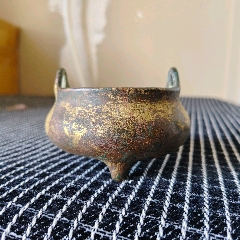 神兽香炉，古銅製，時代物 神兽香炉，古銅製，時代物