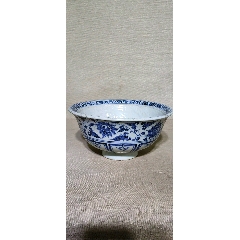 锦堂发记款青花文字盘_青花瓷_秀雅斋【7788旧书网】