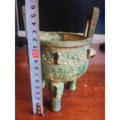 古香炉，古董，「大明宣德互部侍朗趙仲之監製」在銘，旧家藏出。 古香炉，古董，「大明宣德互部侍朗趙仲之監製」在銘，旧家藏