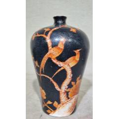 文房具　清康熙　 紅釉花瓶/F2-66 文房具 清康熙 紅釉花瓶/F2-66 工芸品 - 工芸品