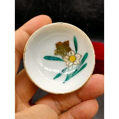 中国　民国期　粉彩花鳥紋茶入　小壺　天津豫盛號出品　送料込み0926 茶壺 中国製 景徳鎮 花鳥図 ﾁｬｲﾅﾚﾄﾛ ｸﾞﾘｰﾝ | 古家具古道具kuon