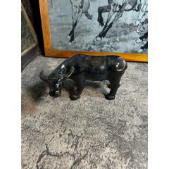 清代同治细路粉彩茶叶罐瓷罐三娘教子婴戏图清代瓷器精品古玩瓜棱