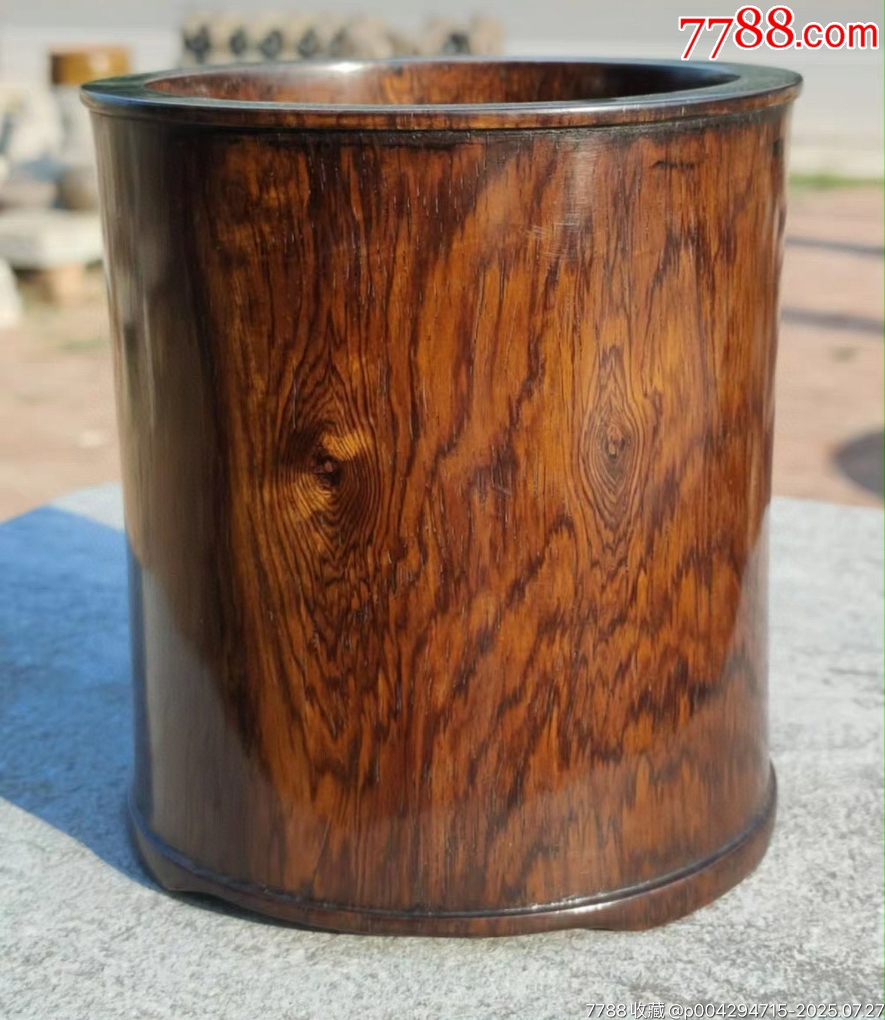 時代物 清中期 筆筒 黄花梨筆入れ 文房用具 時代物 清中期 筆筒 黄花梨筆入れ 文房用具 インテリア小物