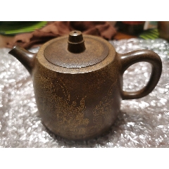 七八十年代荆溪惠孟臣制微型水平紫砂茶壶_紫砂壶_丁一晚清民国瓷