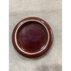 清代红釉苹果尊，-红釉瓷-7788红宝书