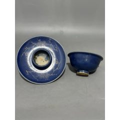 中国清時代藍釉花瓶 imgrc0074895917.jpg