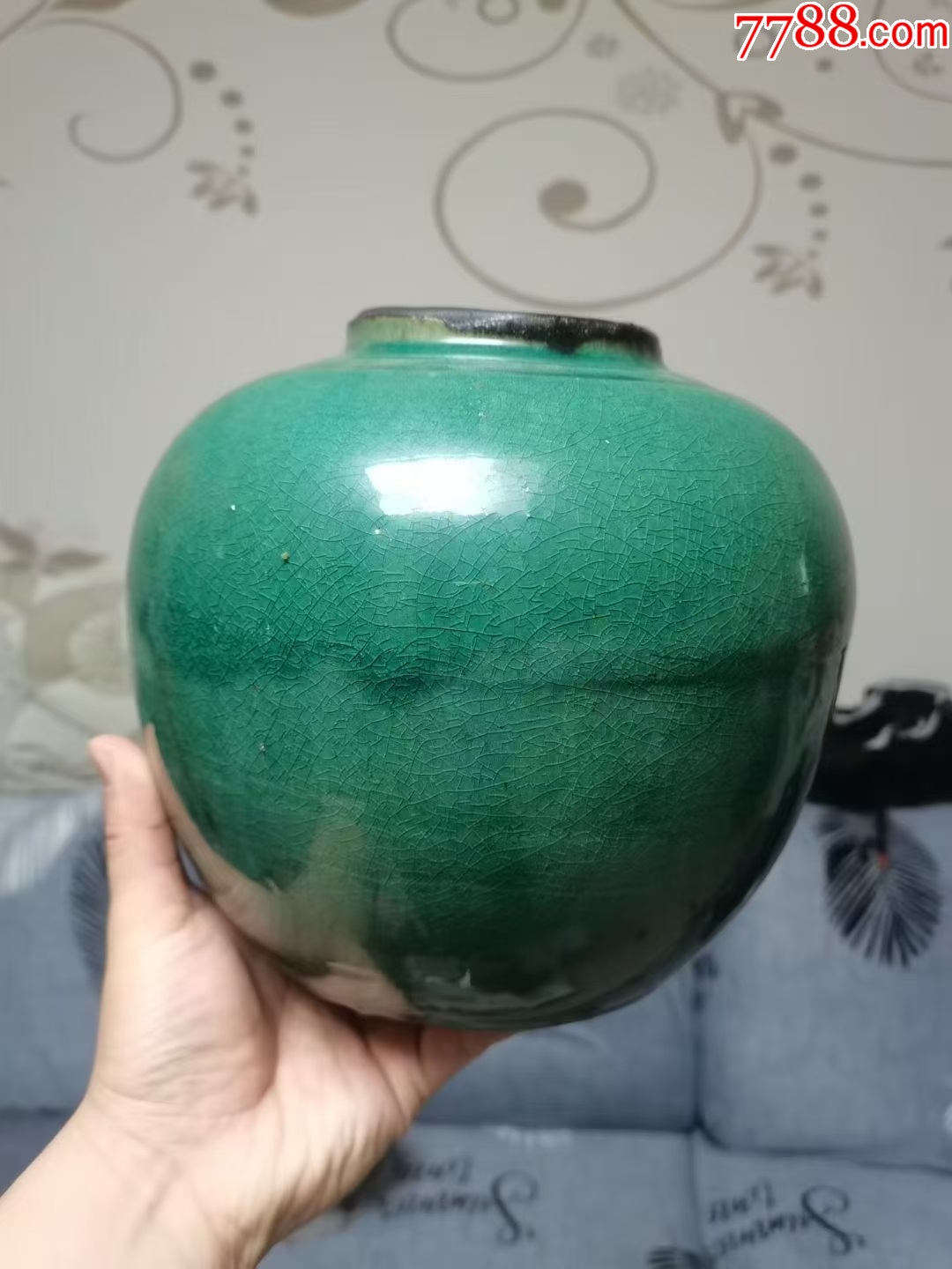 清代绿釉罐-绿釉瓷-7788红宝书