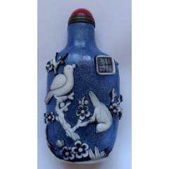 鼻煙壺　翡翠？　瑪瑙？　獅子　アンティーク　骨董 A carved agate snuff bottle Qing dynasty, 18th century | 清