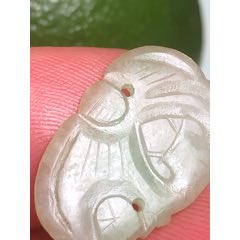 清末民初翡翠冒花