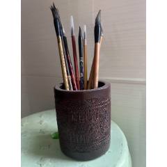 老竹雕全手工雕刻松下老人笔筒_竹雕笔筒_回收价格_收藏价值_7788金银币收藏