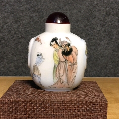 鼻烟壶3 和田玉鼻烟壶-鼻烟壶-7788红宝书