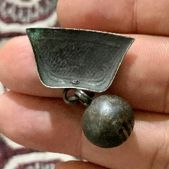 清代麒麟送子银挂件一套-其他银器-7788红宝书