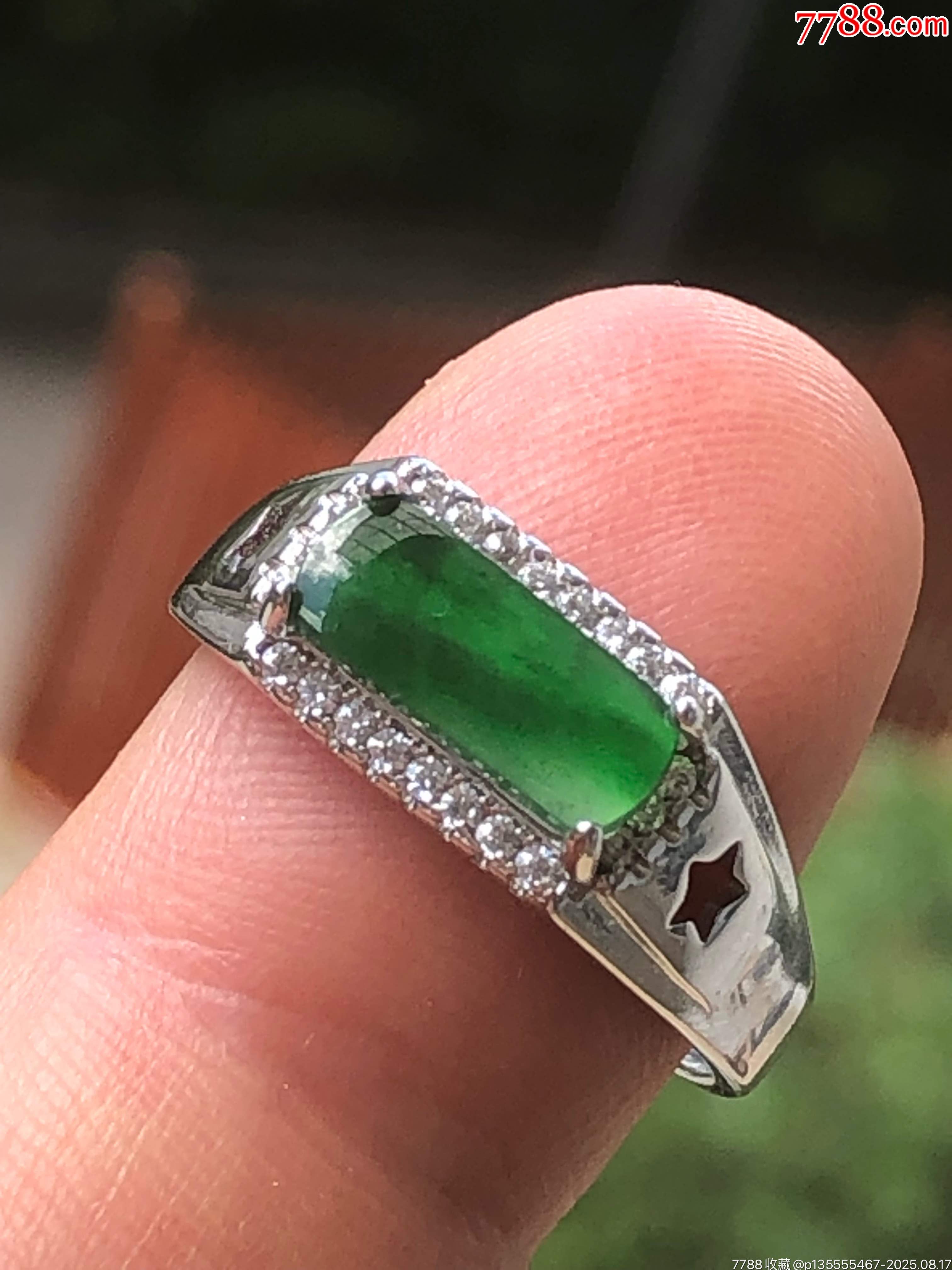 天然翡翠鑲嵌戒指_價格445元_第12張_7788收藏__收藏?zé)峋€
